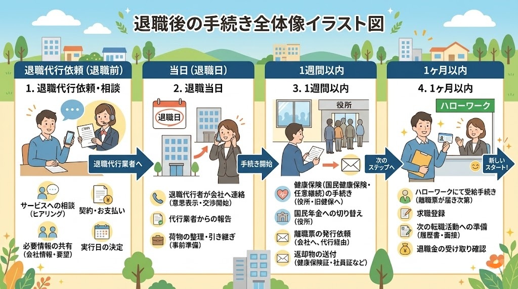 退職後の手続き