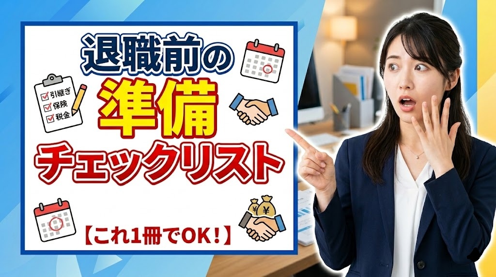 退職前の準備チェックリストのイメージ画像
