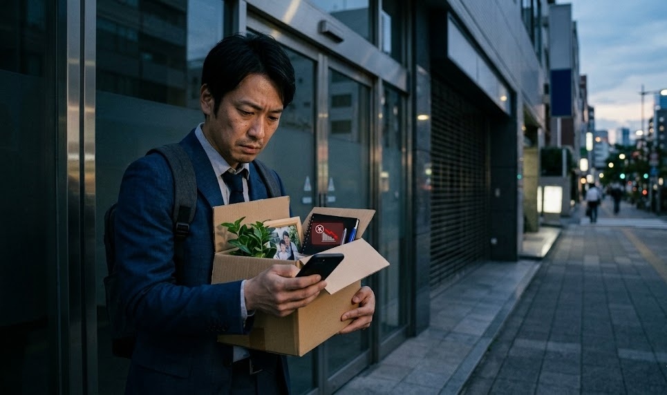 倒産リスクと給与未払いのイメージ