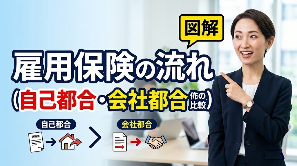 雇用保険の仕組みをまとめた図解