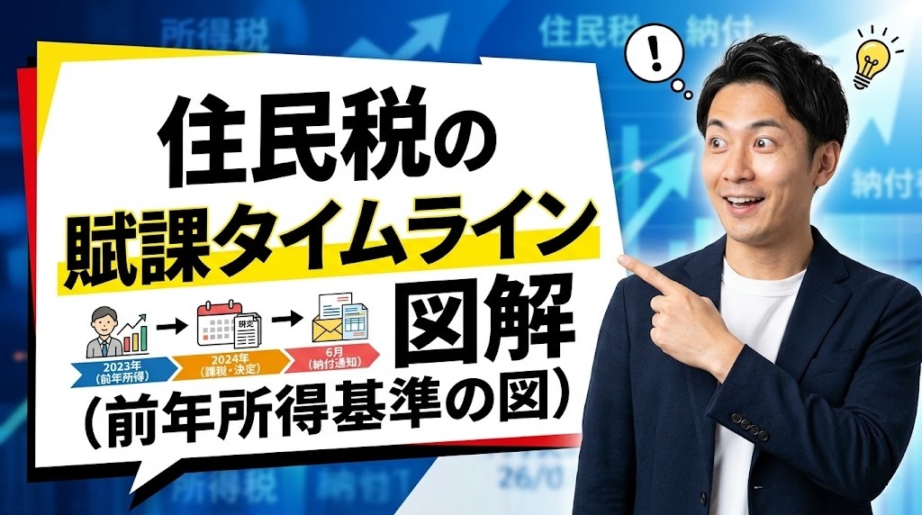 住民税の賦課タイムライン図解